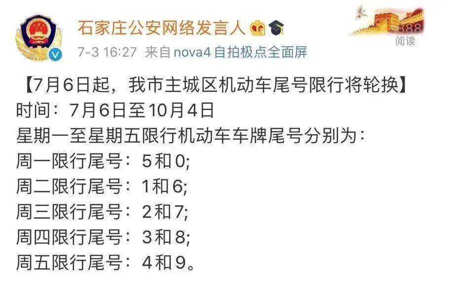 石家最新限號,石家最新限號措施，影響、原因及應對策略
