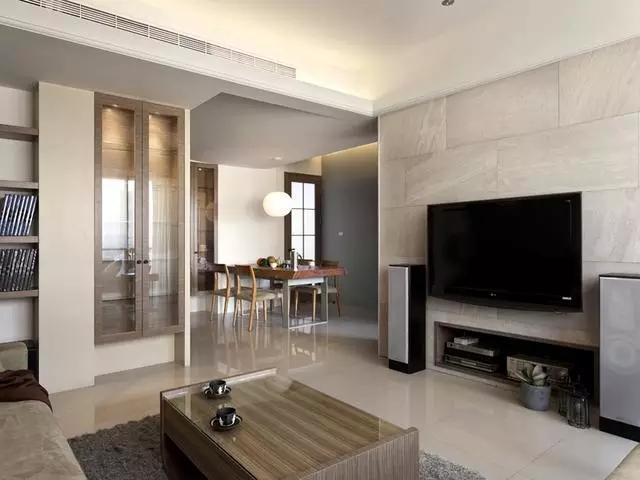 啟程自然之旅，瓷磚電視背景墻效果圖展現(xiàn)內(nèi)心寧靜與平和的家居空間