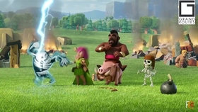 部落沖突動(dòng)漫，自然美景的探索之旅