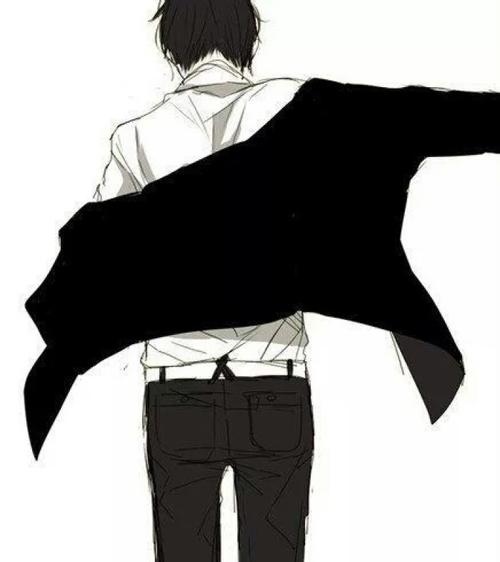 動(dòng)漫孤獨(dú)背影中的力量，勵(lì)志男子如何激勵(lì)我們擁抱學(xué)習(xí)與變化